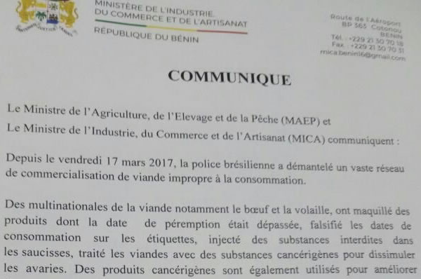 Communiqué
