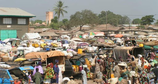 Marché de Glazoué au Bénin